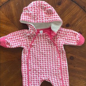 Like New! Baby Girl Hooded Bunting